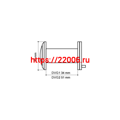 Глазок Armadillo (Армадилло) дверной противопожарный, оптика стекло DV-PRO 2/85-55/BR (DVG2) GP золото фото 3 Глазок Armadillo (Армадилло) дверной противопожарный, оптика стекло DV-PRO 2/85-55/BR (DVG2) GP золото фото 3