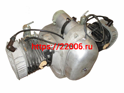 Двигатель 750см3 Урал М-72 (комплектация карбюраторы генератор без КПП) реставрация