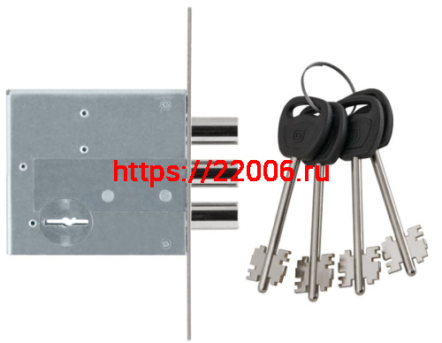 Замок Guardian (Гардиан) врезной сувальдный ЗВ 50.01, 4 кл. (длинный кл. 59 мм) /123:003/ фото 3