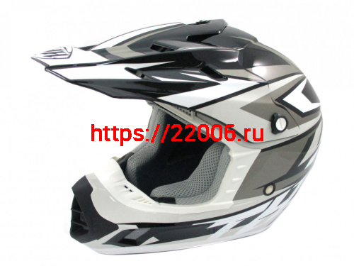 Мотошлем THH TX-12 №20 black/silver (M) детский Мотошлем THH TX-12 №20 black/silver (M) детский
