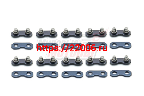 Звенья цепи 3/8-1,5 (1кмп=10шт.) (соединительные звенья) Звенья цепи 3/8-1,5 (1кмп=10шт.) (соединительные звенья)