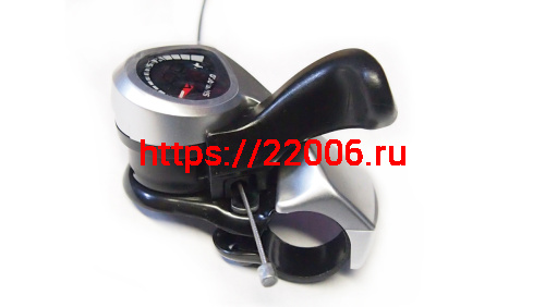 Шифтер Shimano Tourney, SL-TX50-LN, левый, 3 скорости, трос 1800мм, ESLTX50LFBT фото 2