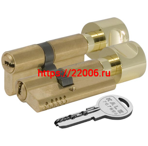 Цилиндровый механизм Kale kilit (Кале килит) с вертушкой 164 OBS SCE/70 (30+10+30) mm латунь 5 кл. new фото 3