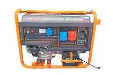 Генератор бенз. "LIFAN" 8.5GF-4(LF10500Е-3U)(ном.8,5кВт, KP460Е, 20л.с., бак30л.,98кг,электростартер, медн. обм. альтернатора,AVR,3 л/ч,колеса)