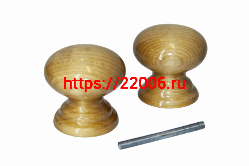 Ручка-кнопка veles (ВЕЛЕС) Карел. береза Ручка-кнопка veles (ВЕЛЕС) Карел. береза