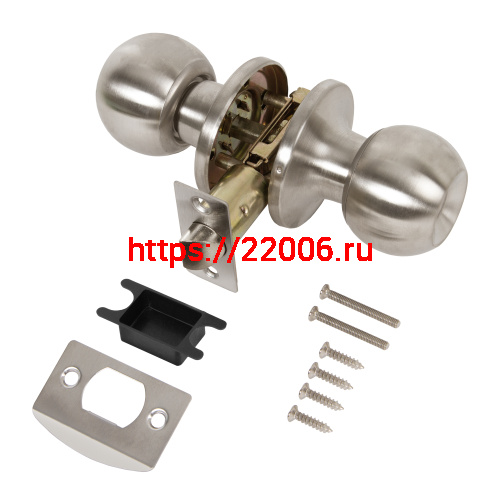 Ручка Punto (Пунто) защелка DK672/BL SN-PS (без фик.) мат.никель фото 2 Ручка Punto (Пунто) защелка DK672/BL SN-PS (без фик.) мат.никель фото 2