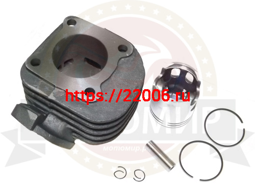 Поршневая группа Yamaha JOG 65 (44 мм) 3KJ, 1PE40QMB палец 10 мм фото 3