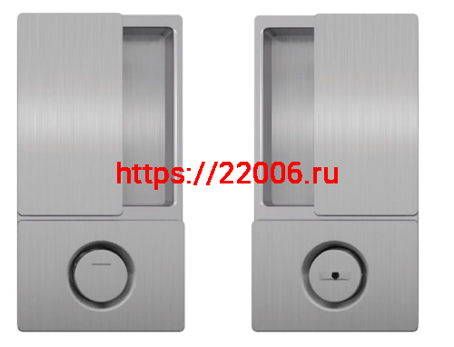 B30002.02.32 AGB (АГБ) Ручка WAVE под WC (мат хром), для раздвижных дверей B30002.02.32 AGB (АГБ) Ручка WAVE под WC (мат хром), для раздвижных дверей