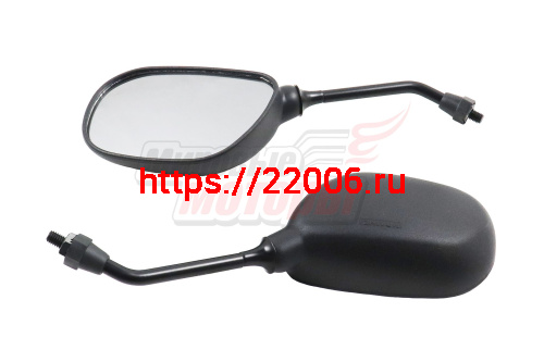 Зеркала чёрные d8 Racer Lupus, WM Mantis, YB50QT-9/ YB50QT-3 Racer Meteor Зеркала чёрные d8 Racer Lupus, WM Mantis, YB50QT-9/ YB50QT-3 Racer Meteor