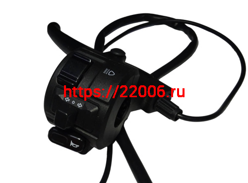 Переключатель электро скутер DT3, левый  (L1060150398) фото 2