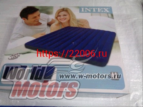 Матрас кемпинговый флок 183х203х22 см 3-х местный без насоса (68755) (589409) INTEX Матрас кемпинговый флок 183х203х22 см 3-х местный без насоса (68755) (589409) INTEX