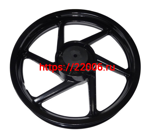 Обод 17" задний литой, барабан. тормоз 2,5-17  Баджадж Боксер 150 DJ151087 (аналог) фото 2