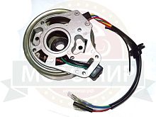 Зажигание Альфа "Zodiak"  Шторм 1Р54FMI в сборе (с маховиком) 2 катушки (генератор)