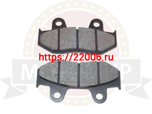 Колодки тормозные дисковые Honda Lead100 (пара) (как QT-4 только с хвостиком)