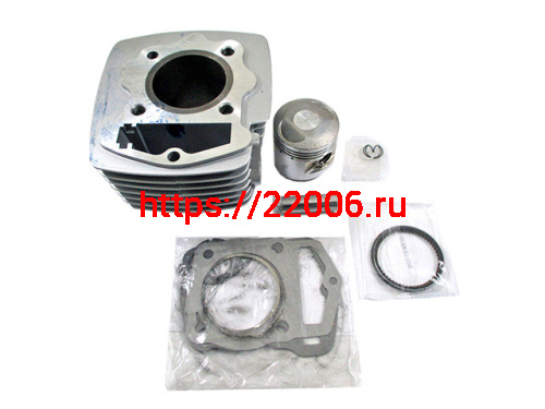 Цилиндро - поршневая группа 4Т 157FMI(CB125) 125см3 d-56.5mm Цилиндро - поршневая группа 4Т 157FMI(CB125) 125см3 d-56.5mm