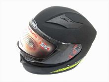 Мотошлем YM-832 Graphics матовый черно-желтый (XL)