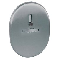 Декоративная Fuaro (Фуаро) накладка ESC 476 (90х65) SN матовый никель на сувальдный замок с шторкой