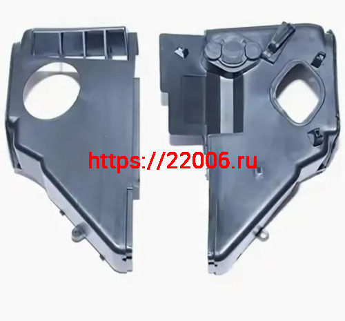 Кожухи охлаждения цилиндра (2 шт. компл.) + кожух крыльчатки генератора 152QMI/157QMJ 125/150cc Кожухи охлаждения цилиндра (2 шт. компл.) + кожух крыльчатки генератора 152QMI/157QMJ 125/150cc