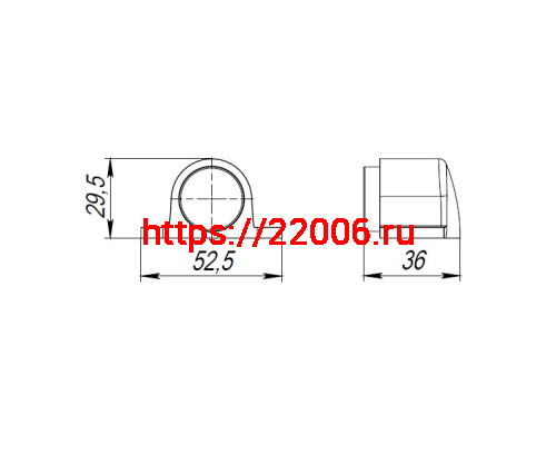 Упор Punto (Пунто) дверной напольный DFIX/F52 (DS PF-52 ) SN-3 мат.никель фото 3