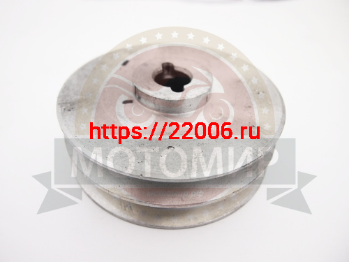 Шкив ведомый на Мотолебедку МЛ-1М "Бычок" 2-х ручейковый (Большой) фото 3 Шкив ведомый на Мотолебедку МЛ-1М "Бычок" 2-х ручейковый (Большой) фото 3