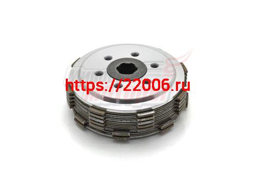 Диски сцепления с барабаном внутренним в сборе 167FMM (250cc)(под подш.6003) LIFAN оригинал