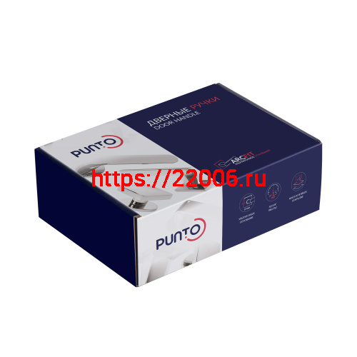 Ручка Punto (Пунто) раздельная K.ARC.Q52.TERRA SSC-16 сатин.хром фото 2