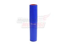 Патрубок радиатора нижний МАЗ силикон.,синий,армир. L370мм,d70мм. (HH047)