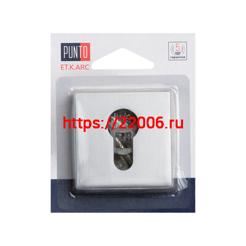 Накладка Punto (Пунто) под цилиндр ET.K.ARC.Q52 (ET ARC) SSC-16 сатин.хром фото 2 Накладка Punto (Пунто) под цилиндр ET.K.ARC.Q52 (ET ARC) SSC-16 сатин.хром фото 2
