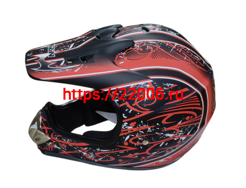 Шлем кроссовый KIRIN QL-128, оранж, красный, черный, оранж-черн, размер S фото 2 Шлем кроссовый KIRIN QL-128, оранж, красный, черный, оранж-черн, размер S фото 2