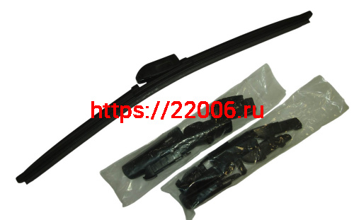 Щетка стеклоочистителя METO бескаркасная (12 адаптеров) 16"(400мм) WB-628T, КОРОБОЧКА фото 2