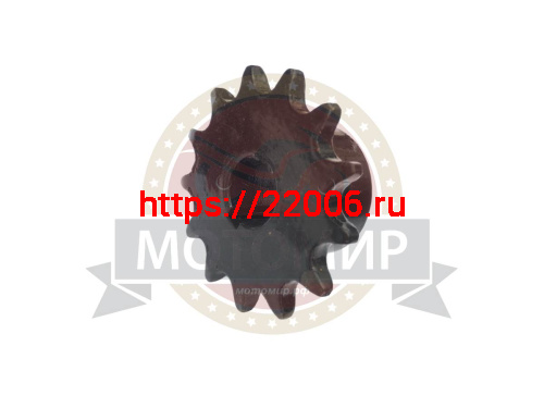 Звезда 13 зуб. (520) цепи, 15.875шаг, на вал d20мм, h28мм, шпонка 6мм, мотобуксировщик