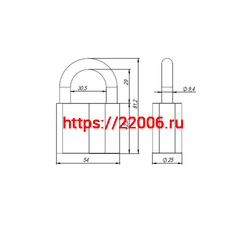 Замок Ajax (Аякс) навесной PD-4060 (PD-40-60) 3 fin key фото 3 Замок Ajax (Аякс) навесной PD-4060 (PD-40-60) 3 fin key фото 3