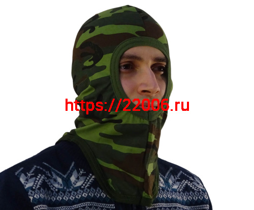 Подшлемник-балаклава, открытое лицо (кулирка) КМФ открыт.лицо , 100 % хлопок , П103 Подшлемник-балаклава, открытое лицо (кулирка) КМФ открыт.лицо , 100 % хлопок , П103
