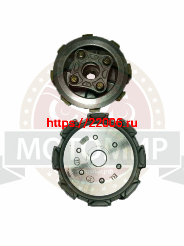 Барабан сцепления KAYO YX140/160 (кикстартер) 4 болта, 5 дисков, 67T в сборе фото 2 Барабан сцепления KAYO YX140/160 (кикстартер) 4 болта, 5 дисков, 67T в сборе фото 2