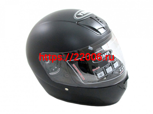 Мотошлем YM-802 черный матовый (М)