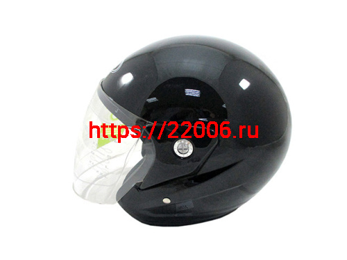 Мотошлем YM-612 черный (L) Мотошлем YM-612 черный (L)