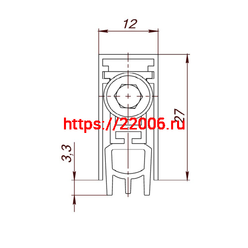 Автоматический Armadillo (Армадилло) порог EASY BLOCK U/1020 фото 3