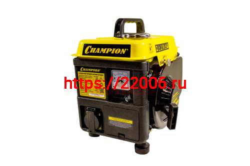 Генератор бенз "CHAMPION" IGG950 инверторный (0,8/0,9кВт, 1,86лс, 2-хтактн. 2,2л 11,7кг 1.37л/ч 12V) Генератор бенз "CHAMPION" IGG950 инверторный (0,8/0,9кВт, 1,86лс, 2-хтактн. 2,2л 11,7кг 1.37л/ч 12V)