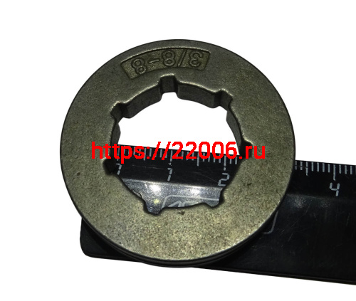 Колесо цепное (звездочка) 3/8 8z SD7 (22273) Колесо цепное (звездочка) 3/8 8z SD7 (22273)