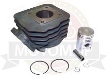 Поршневая группа HONDA DIO 60 AF18/25/27/28, Tact 24/30/ 31/51/ Lead 20  палец 12мм (43 мм) в сборе