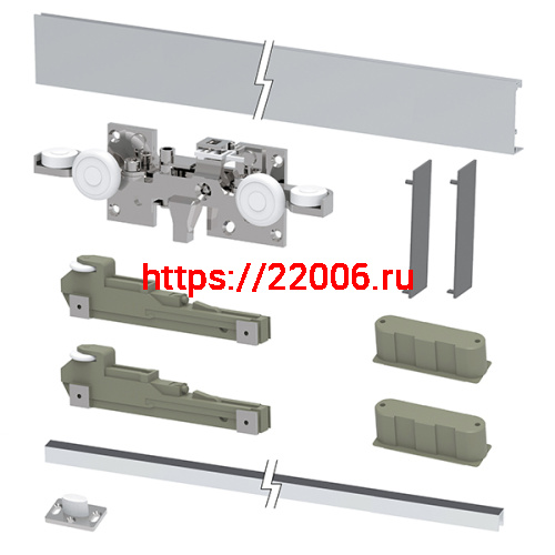 Раздвижная Armadillo (Армадилло) система HIDDEN/80 с профилем фото 2 Раздвижная Armadillo (Армадилло) система HIDDEN/80 с профилем фото 2