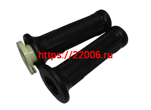 Ручка руля правая (газа) FIREGUARD TRAIL 250 в сборе (с резинкой) + ручка руля левая Ручка руля правая (газа) FIREGUARD TRAIL 250 в сборе (с резинкой) + ручка руля левая