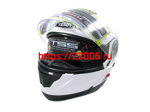 Мотошлем YM-926 белый (S) Мотошлем YM-926 белый (S)