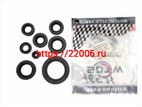 Набор сальников 157FMI, 166FMM (CB125-250) (8 штук) Набор сальников 157FMI, 166FMM (CB125-250) (8 штук)