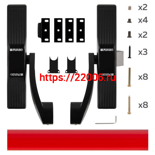 Ручка-штанга Fuaro (Фуаро) нажимная AP.1700B push-bar (ANTI-PANIC 1700В) накладной для одно/двуствор. дверей фото 2 Ручка-штанга Fuaro (Фуаро) нажимная AP.1700B push-bar (ANTI-PANIC 1700В) накладной для одно/двуствор. дверей фото 2