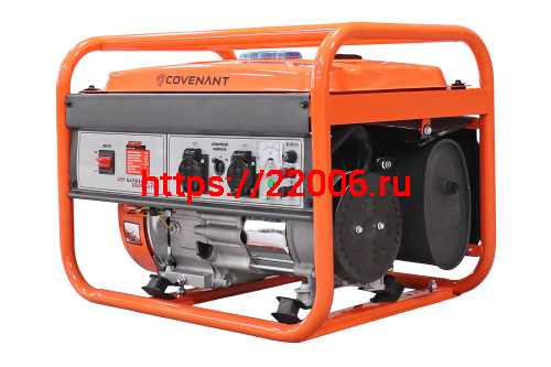 Генератор бенз. "COVENANT" GG3600 (2,5/2,8кВт, LT168F, 6,5л.с., бак 15л, 39кг, руч.старт, МЕДЬ) фото 2 Генератор бенз. "COVENANT" GG3600 (2,5/2,8кВт, LT168F, 6,5л.с., бак 15л, 39кг, руч.старт, МЕДЬ) фото 2