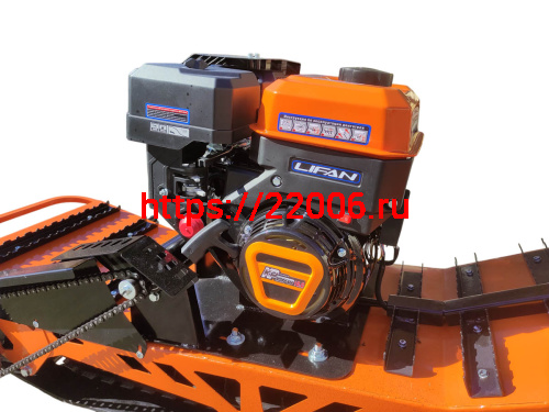 Мотосноуборд ИСКРА-2, вариатор TAV2-40, двигатель LIFAN KP270 10 л.с., фара, тормоз фото 6