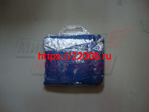 Чехол SAMEWAY 190T для мото 180*88*118 см, полиэстер, бело-синий Чехол SAMEWAY 190T для мото 180*88*118 см, полиэстер, бело-синий