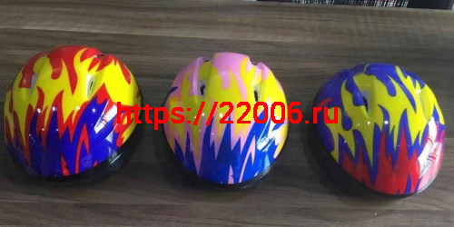 Шлем велосипедный детский, разноцветный Шлем велосипедный детский, разноцветный