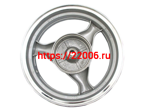 Диск колеса 13" задний, литой, барабанный тормоз, под колодки 130 мм Диск колеса 13" задний, литой, барабанный тормоз, под колодки 130 мм